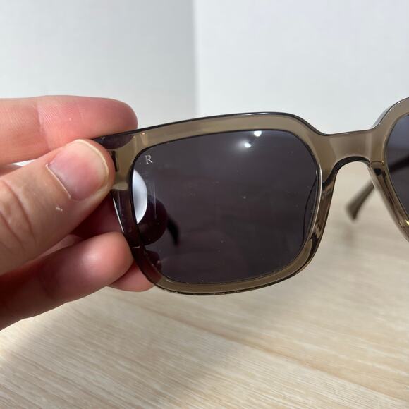 RAEN West Ghost Sunglasses Translucent Brown 55-19-145 Gray Lenses - Picture 14 of 15